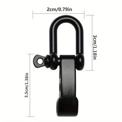 U-shaped Lock Buckle Outdoor Horseshoe Shaped Alloy Buckle