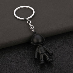 3D Astronaut Keychain Pendant for Keys Backpacks Wallets