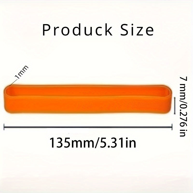 12pc Elastic Rubber Straps for Notebook Office Outdoor Equipment