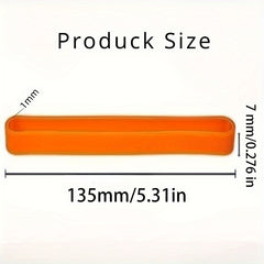 12pc Elastic Rubber Straps for Notebook Office Outdoor Equipment