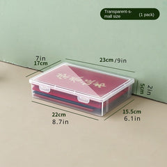 Transparent Stationery Box for Organizing Household Documents
