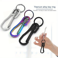 Stainless Steel Key Chain Clip Hook Buckle Carabiner