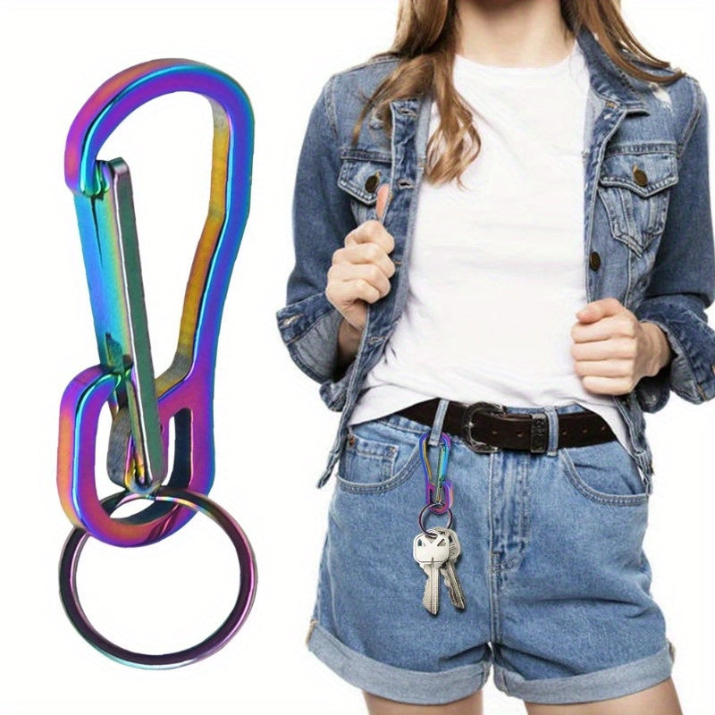 Stainless Steel Key Chain Clip Hook Buckle Carabiner
