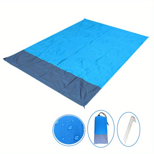 Convenient Outdoor Camping Mat Foldable Picnic Checkered Cloth Beach Mat