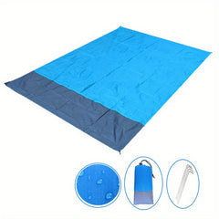 Convenient Outdoor Camping Mat Foldable Picnic Checkered Cloth Beach Mat