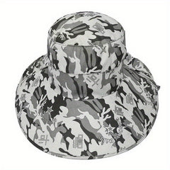 Men's Summer Sun Hat Outdoor Fishing Hat Tea Picking Hat