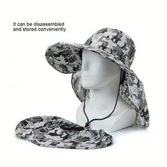 Men's Summer Sun Hat Outdoor Fishing Hat Tea Picking Hat