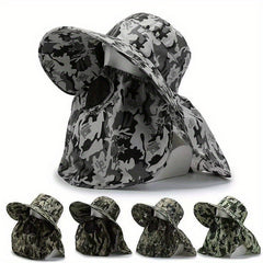 Men's Summer Sun Hat Outdoor Fishing Hat Tea Picking Hat