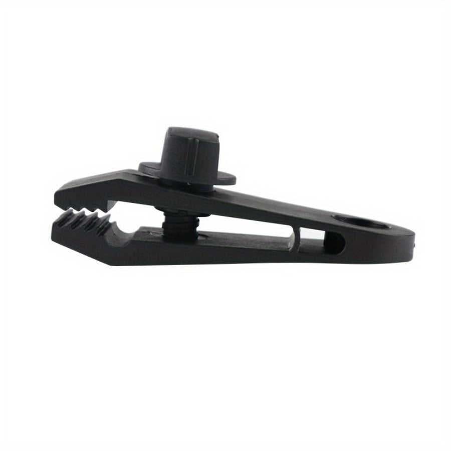 8PCS Outdoor Camping Tent Clips Reinforced Nylon Buckle Wind Rope Fixing Clip