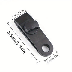 8PCS Outdoor Camping Tent Clips Reinforced Nylon Buckle Wind Rope Fixing Clip