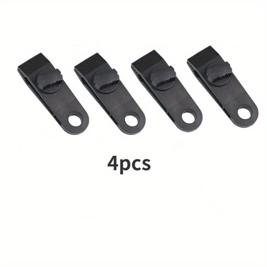 8PCS Outdoor Camping Tent Clips Reinforced Nylon Buckle Wind Rope Fixing Clip