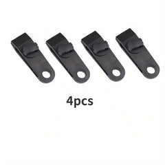 8PCS Outdoor Camping Tent Clips Reinforced Nylon Buckle Wind Rope Fixing Clip