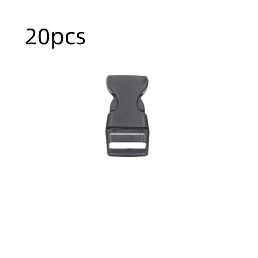 60pcs Plastic Buckles Side Release Strap Buckles For Backpack Luggage Strap