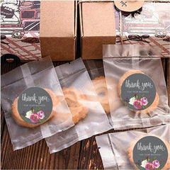 500pcs Thank You Stickers Grey Labels For DIY Stickers