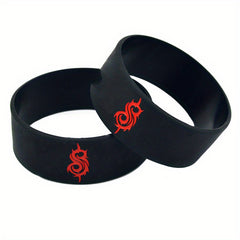 Silicone Sports Bracelet Wristband 2.54cm