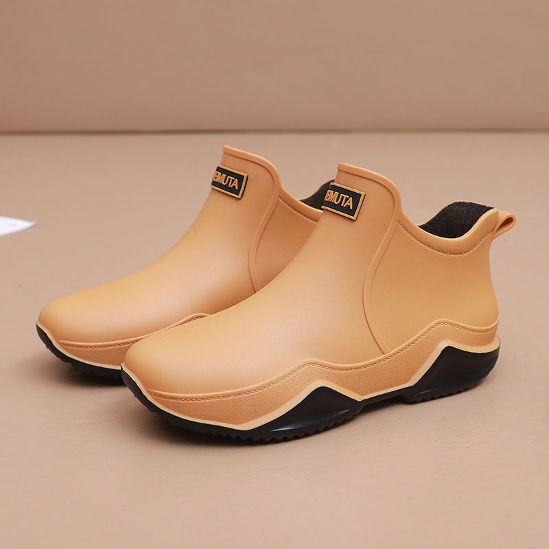 Rain Boots Round Toe Comfortable Unisex