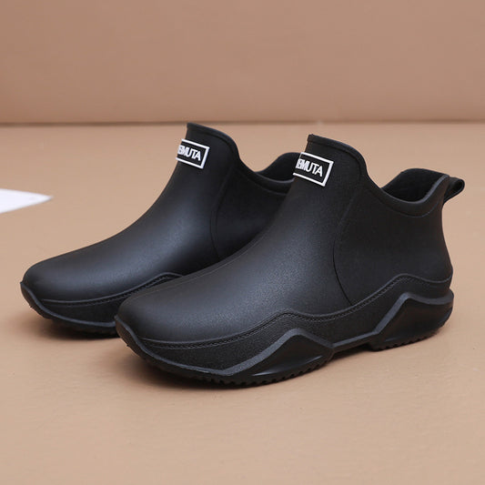 Rain Boots Round Toe Comfortable Unisex