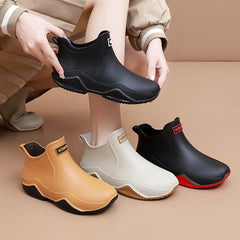 Rain Boots Round Toe Comfortable Unisex