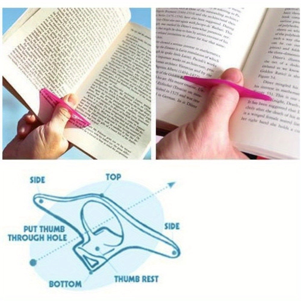 Random Colors Thumb Book Brace Reading Device Bookmark Stationery Gift