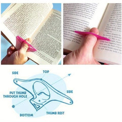 Random Colors Thumb Book Brace Reading Device Bookmark Stationery Gift