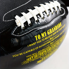 Grandson Printed Football With Pump Outdoor Training