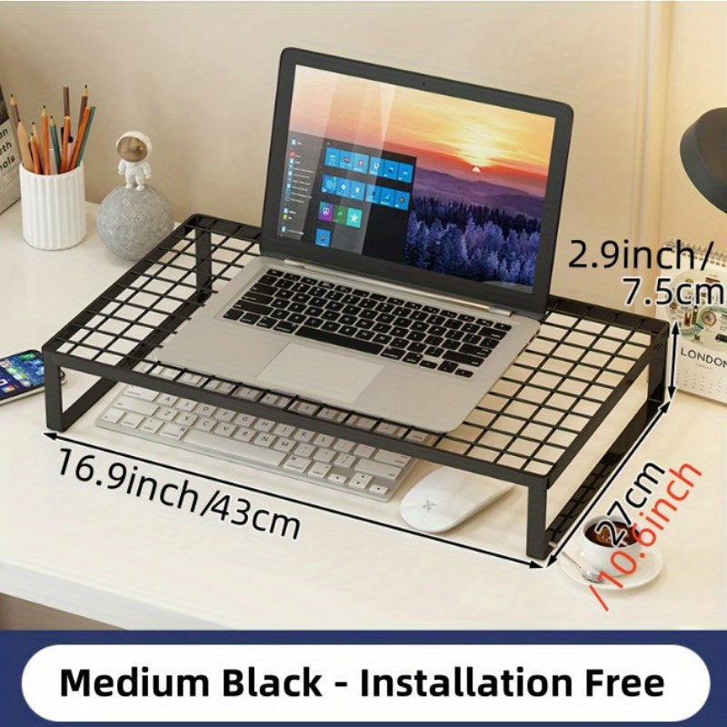 1pc Notebook Computer Stand Cooling Base Hollow Out Desktop Display Device