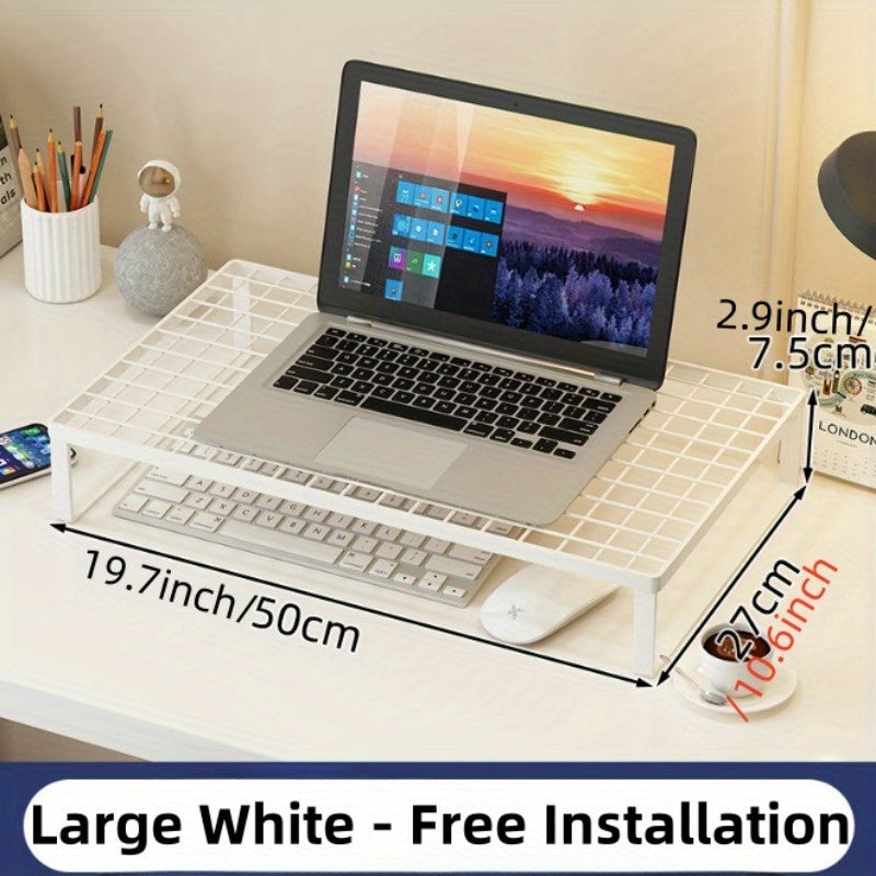 1pc Notebook Computer Stand Cooling Base Hollow Out Desktop Display Device