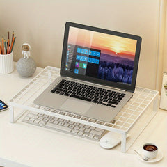 1pc Notebook Computer Stand Cooling Base Hollow Out Desktop Display Device