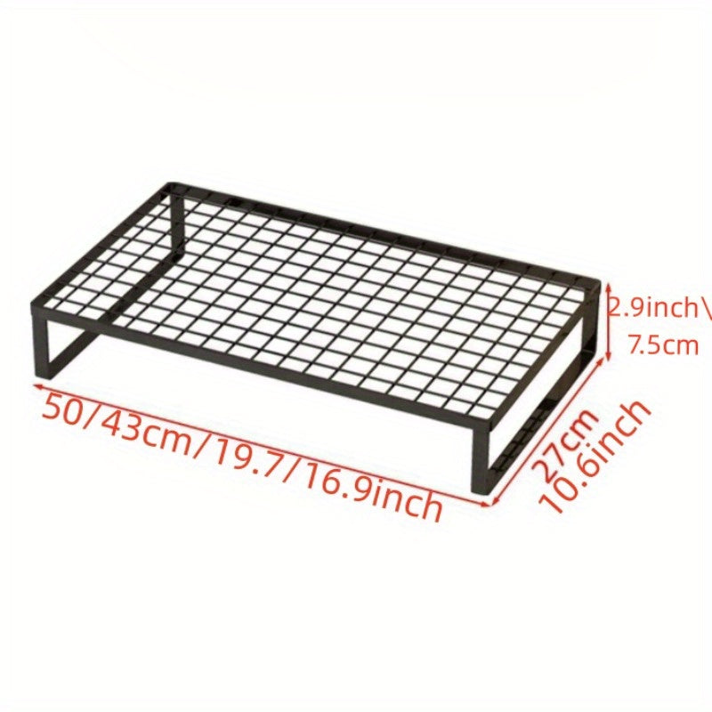 1pc Notebook Computer Stand Cooling Base Hollow Out Desktop Display Device