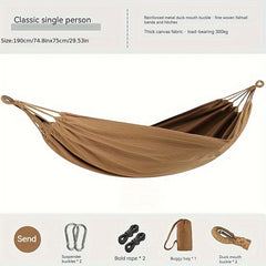 Outdoor Hammock Swing Summer Camping Household Indoor Single Hammock