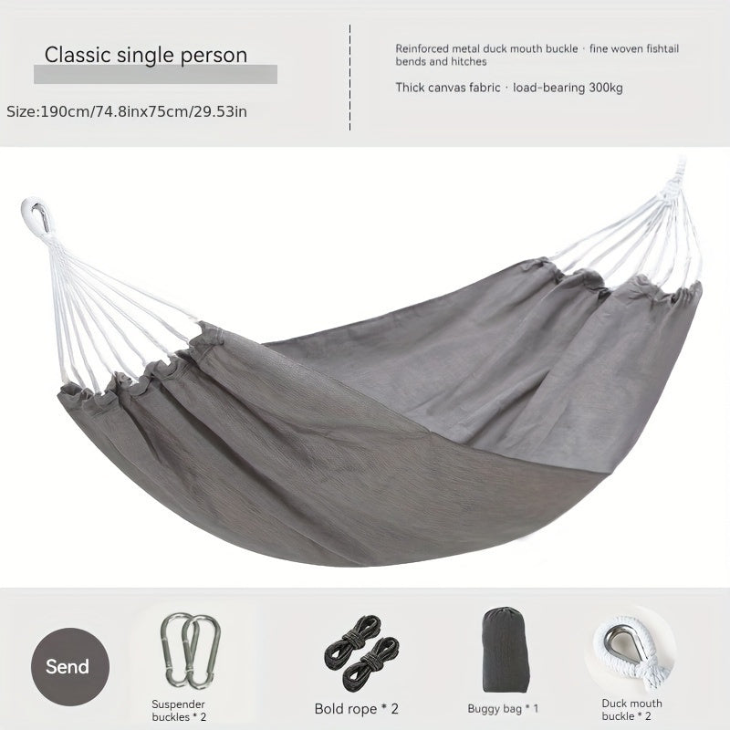 Outdoor Hammock Swing Summer Camping Household Indoor Single Hammock