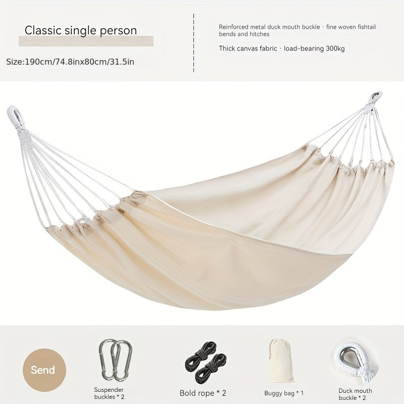 Outdoor Hammock Swing Summer Camping Household Indoor Single Hammock