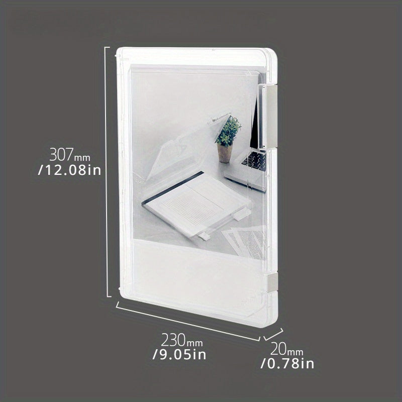 Transparent Document Storage Box Contract Paper Office Supplies Folder