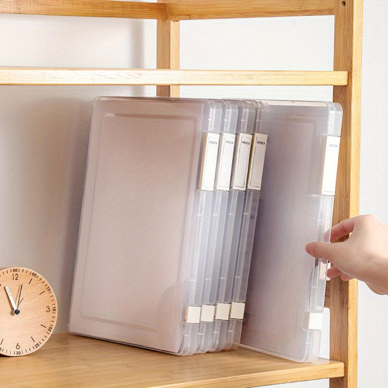Transparent Document Storage Box Contract Paper Office Supplies Folder