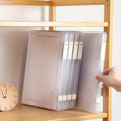 Transparent Document Storage Box Contract Paper Office Supplies Folder