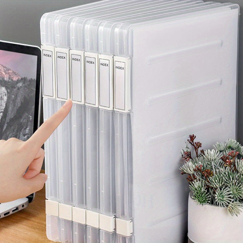 Transparent Document Storage Box Contract Paper Office Supplies Folder