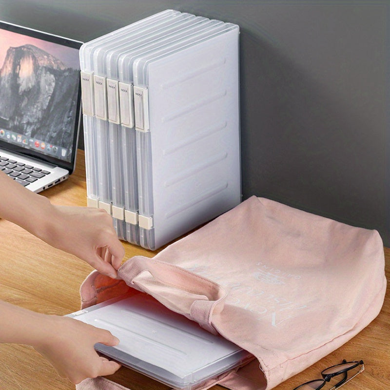 Transparent Document Storage Box Contract Paper Office Supplies Folder