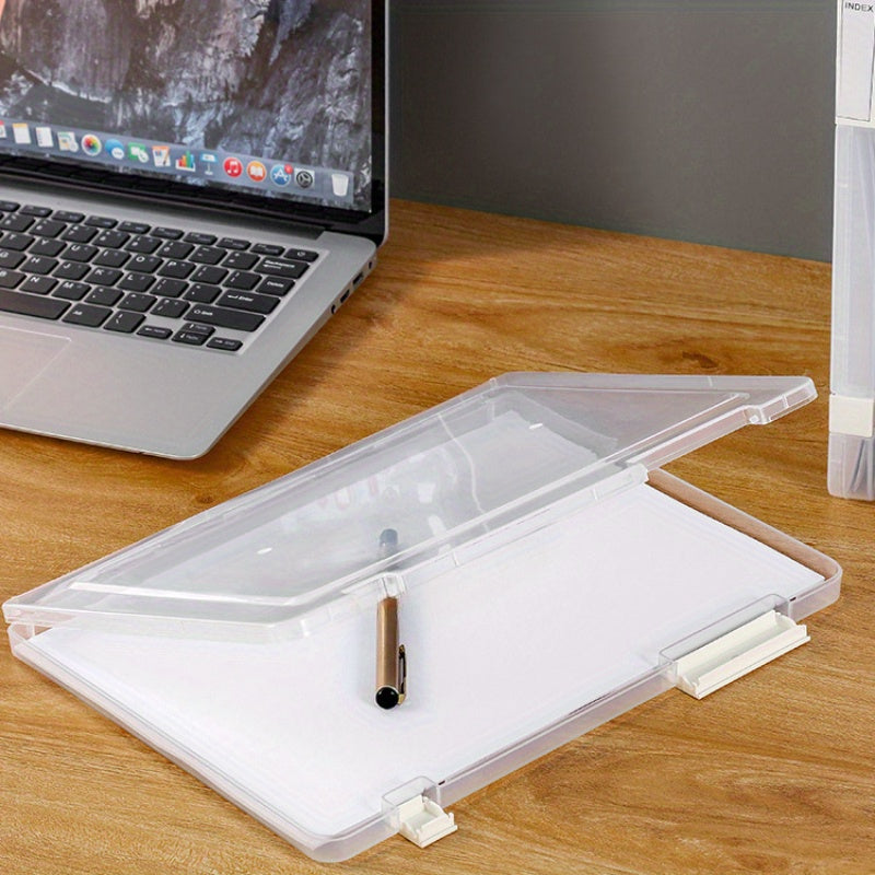 Transparent Document Storage Box Contract Paper Office Supplies Folder