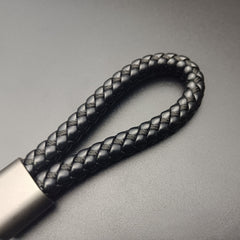 Braided Rope Keychain Jewelry Pendant Zinc Alloy Keychain