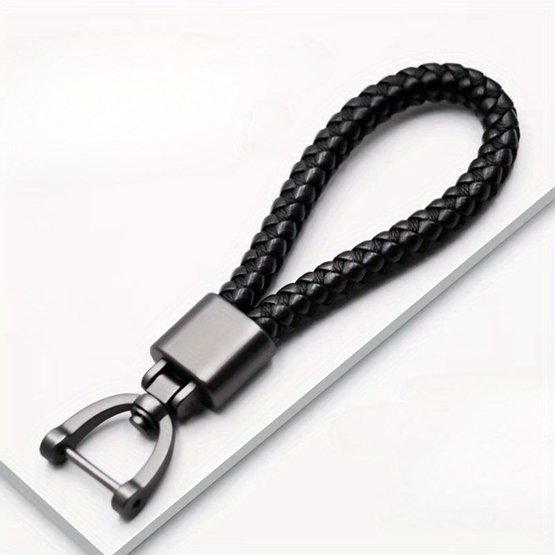 Braided Rope Keychain Jewelry Pendant Zinc Alloy Keychain