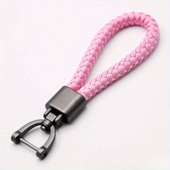 Braided Rope Keychain Jewelry Pendant Zinc Alloy Keychain