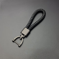 Braided Rope Keychain Jewelry Pendant Zinc Alloy Keychain
