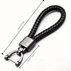 Braided Rope Keychain Jewelry Pendant Zinc Alloy Keychain