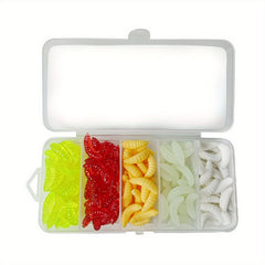 125pcs Bionic Soft Worm Floating Soft Lure For Trout Fishing