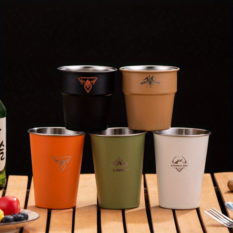 Stainless Steel Outdoor Cup Minimalist Portable Water Cup