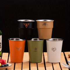 Stainless Steel Outdoor Cup Minimalist Portable Water Cup
