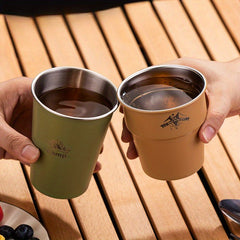 Stainless Steel Outdoor Cup Minimalist Portable Water Cup