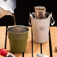 Stainless Steel Outdoor Cup Minimalist Portable Water Cup