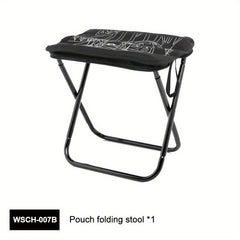 Widesea Foldable Stool For Camping Hiking Travel Outdoor Fishing