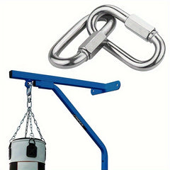 2 Pack Heavy Duty Climbing Carabiner Key Chain for Outdoor Activities